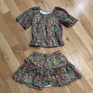 Crewcuts Floral Kids Matching Set - Multicolor